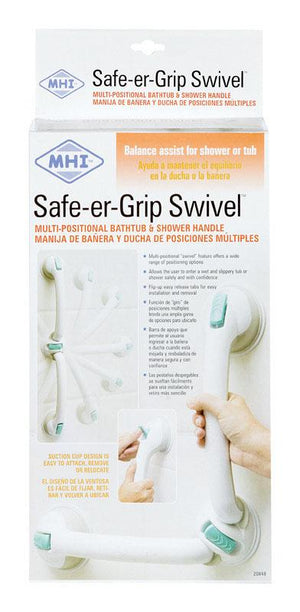 Safe-Er-Grip  Grab Bar  Plastic  14 in. H x 7.8 in. L