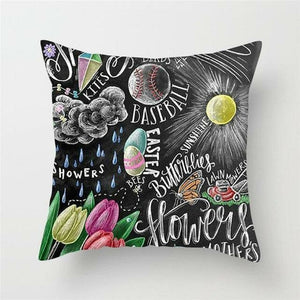 Open image in slideshow, Fuwatacchi Home Decoration Accessories Cushion Cover Flower Hamberger
